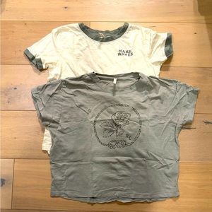 Rylee & Cru Woman T-shirt bundle, Size XS